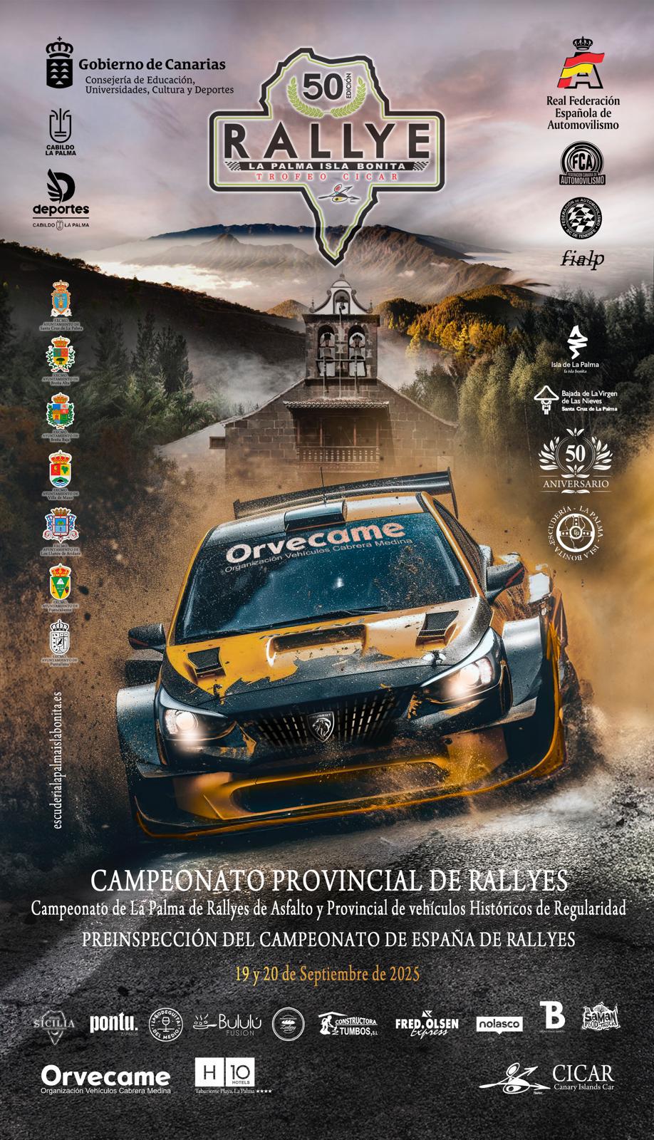 Cartel rallye edición 50